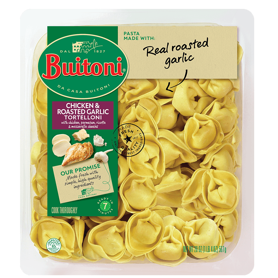 Chicken & Roasted Garlic Tortelloni 20 oz. Family Size Freshly Made