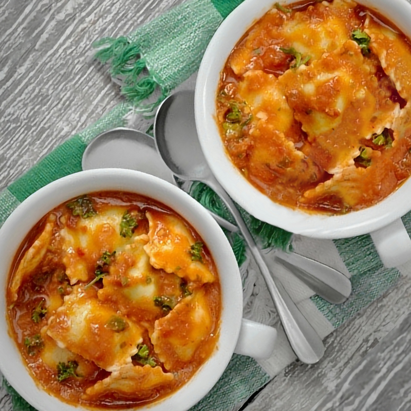 italian ravioli soup