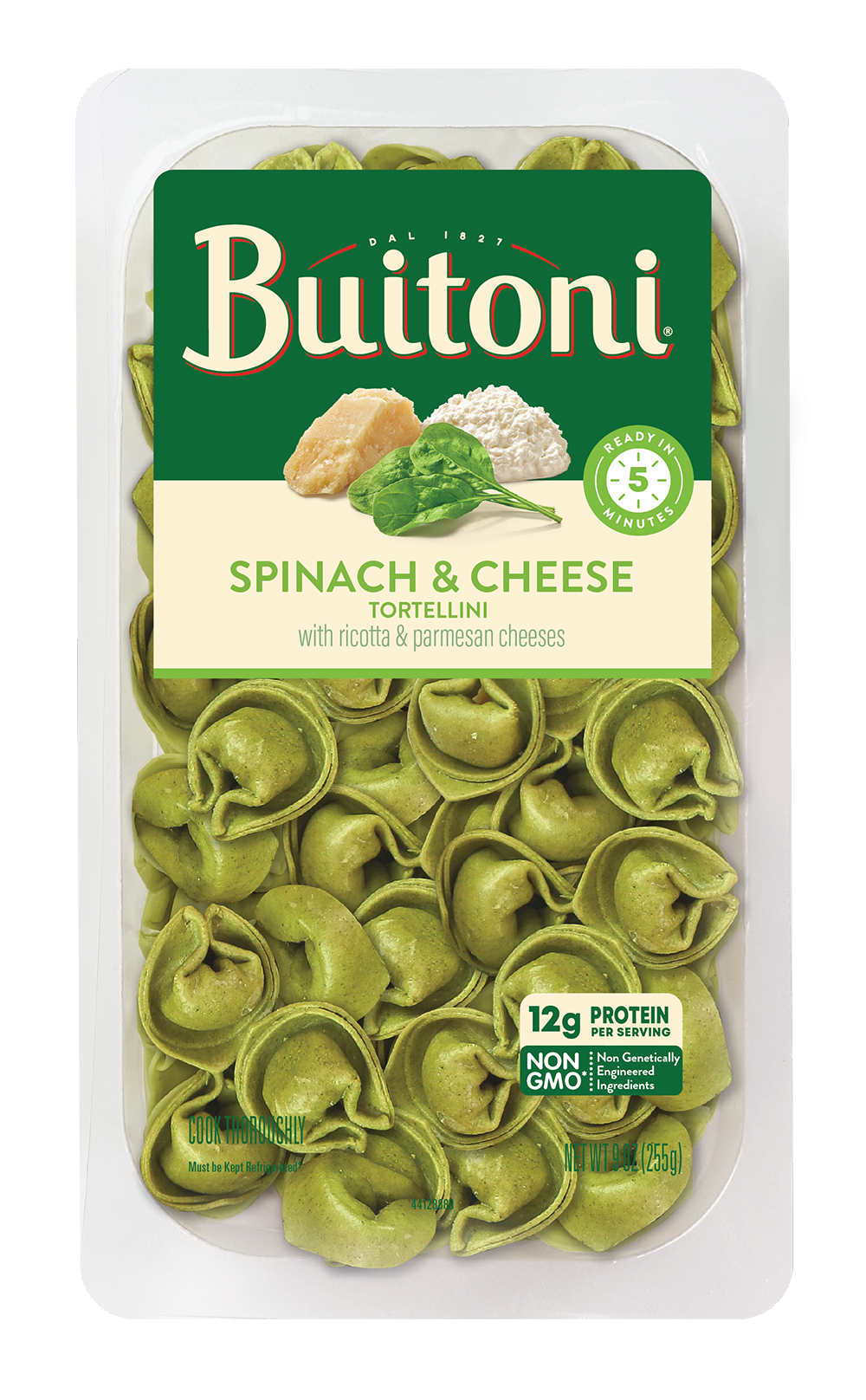 Spinach & Cheese Tortellini – 9 oz.