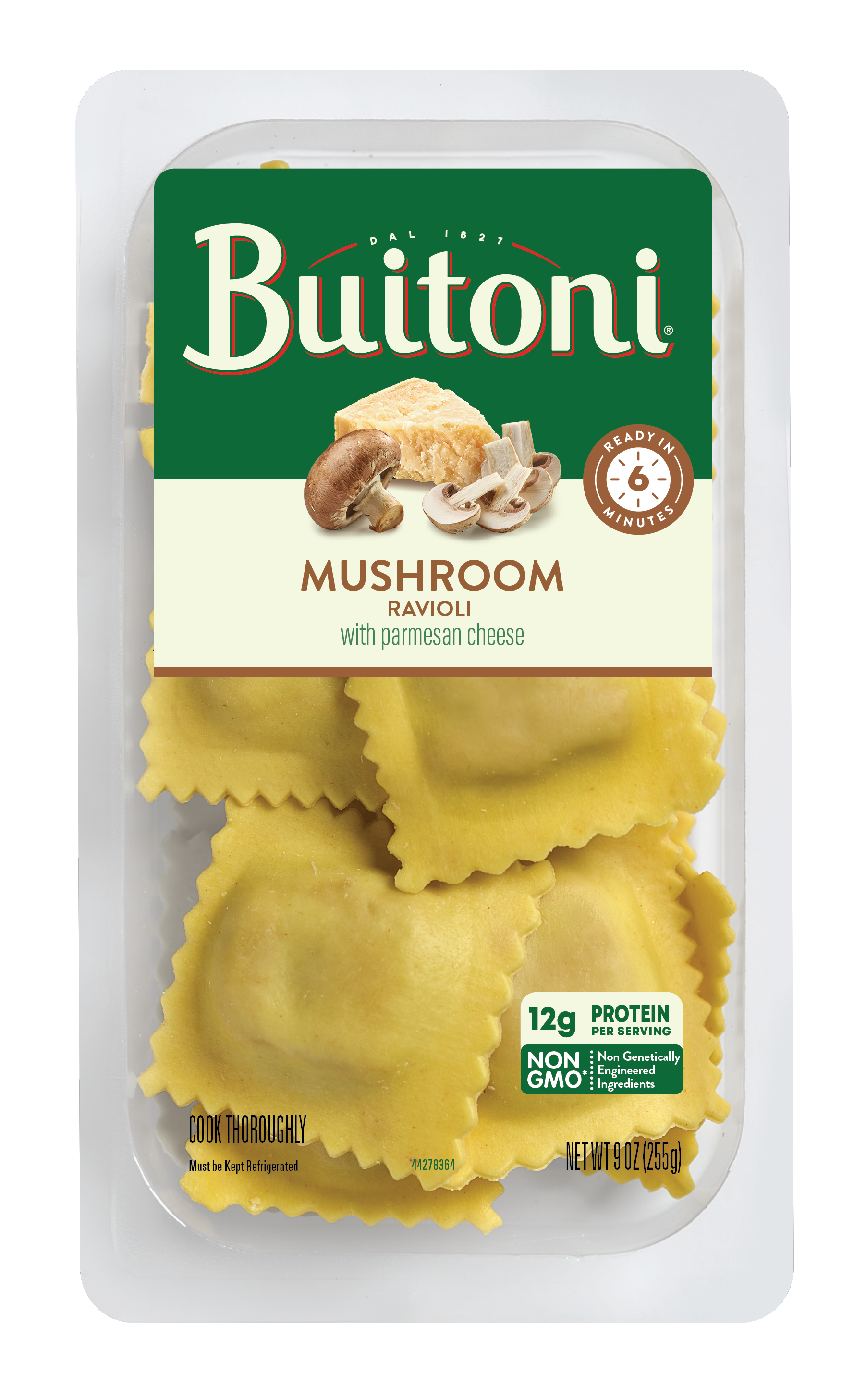 Buitoni 9oz Mushroom Ravioli package