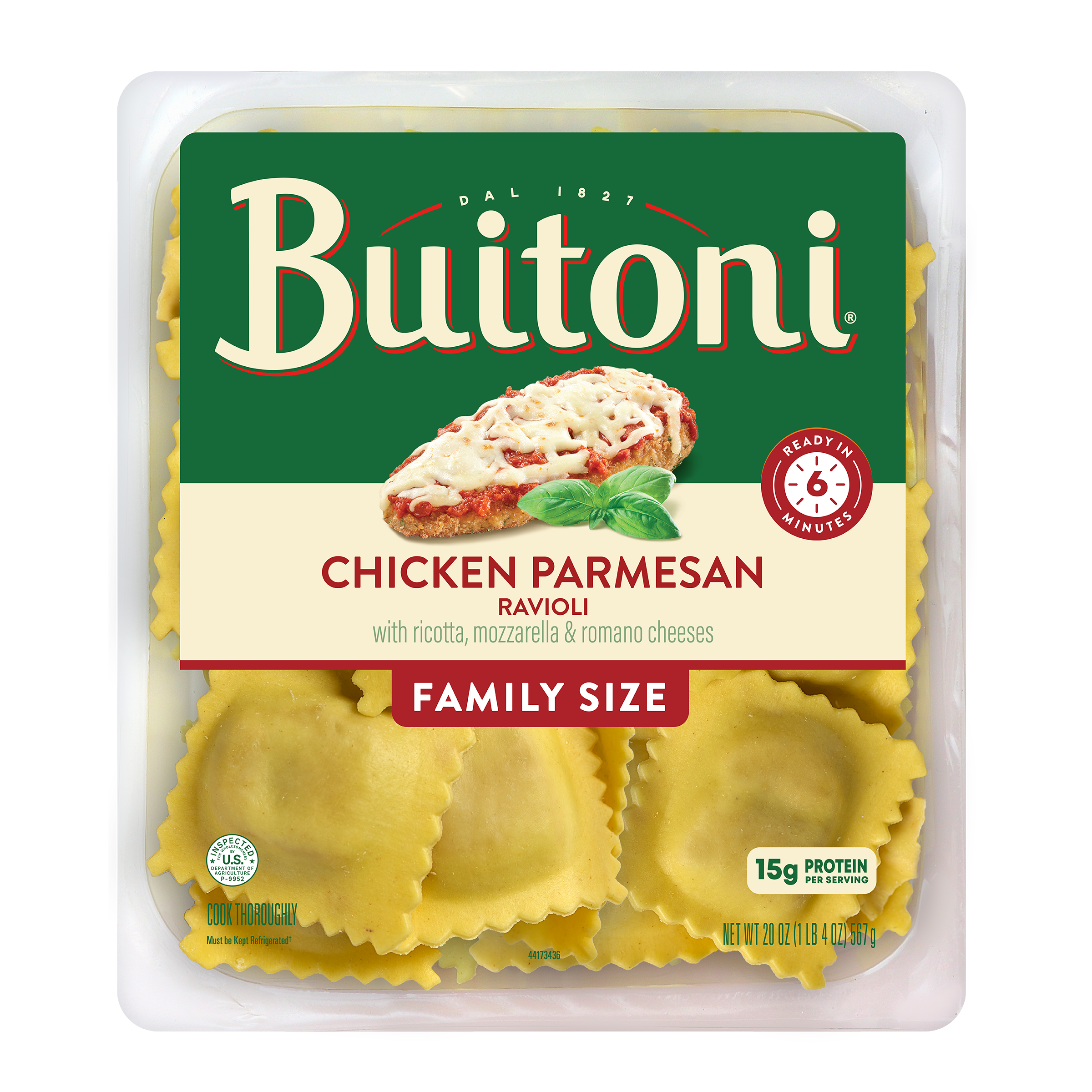 Chicken Parmesan Ravioli – 20 oz. Family Size