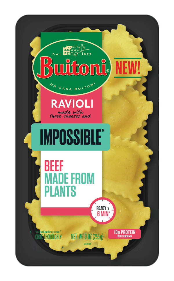 Impossible Beef Ravioli