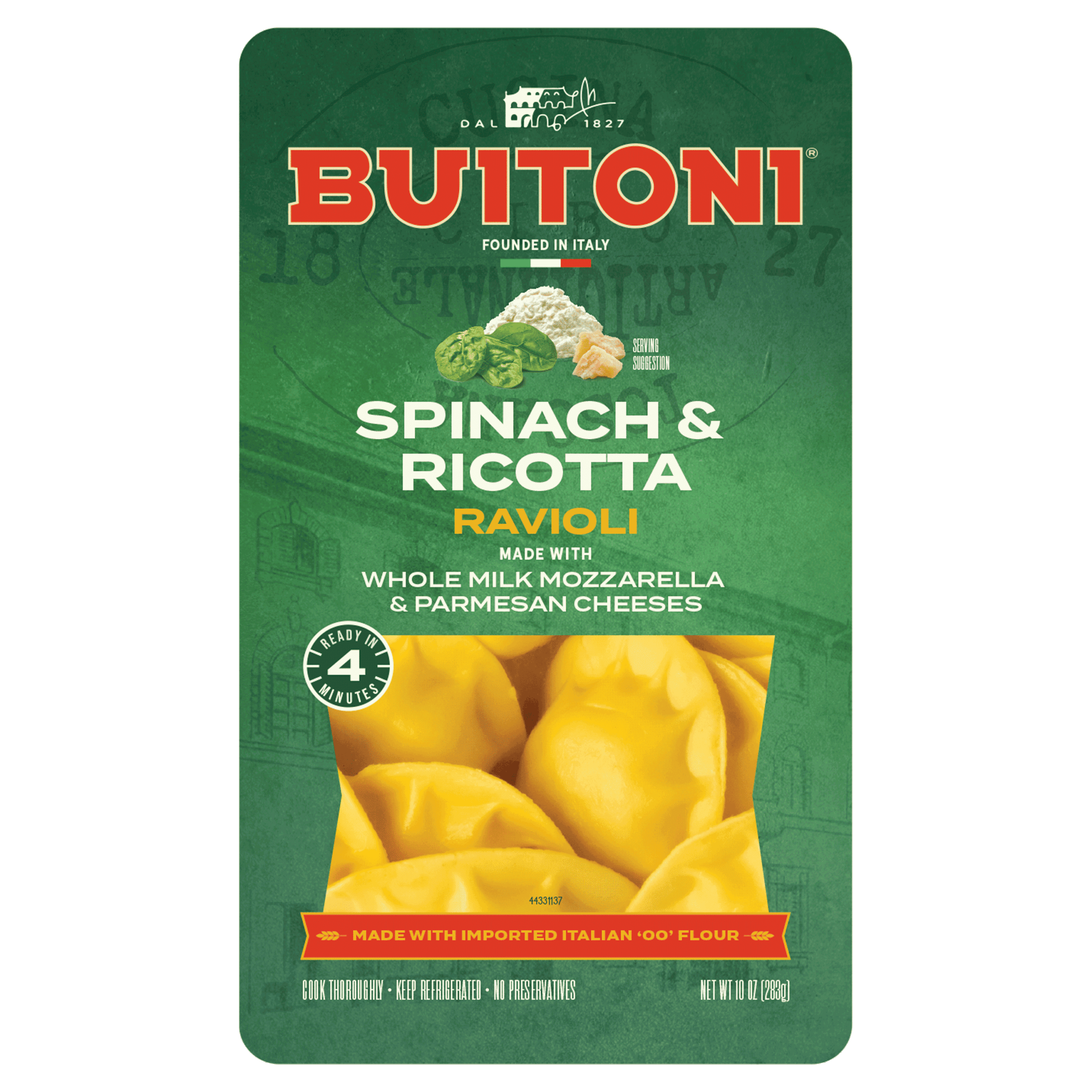 Spinach & Ricotta Ravioli – 10oz