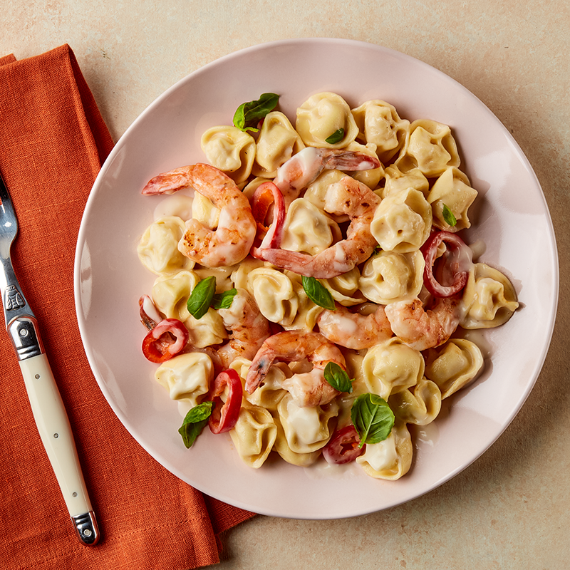 Creamy Red Pepper Shrimp